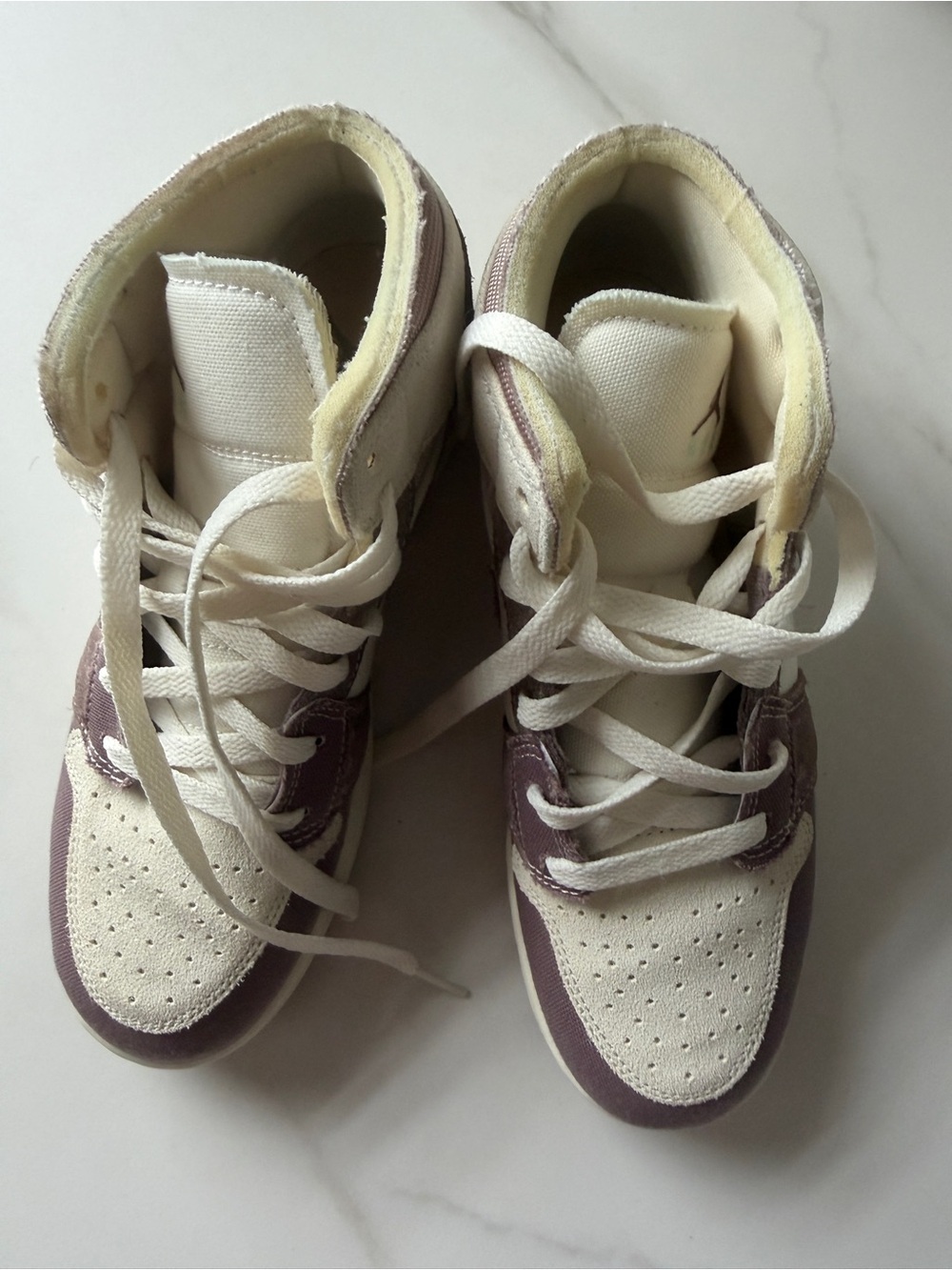 Air Jordan 1 Mid Se Craft Gs Inside Out Taupe Haze DZ4466-102 - Picture 8 of 12
